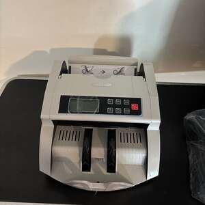 DOMENS Money Counter Machine Automatic Currency Cash Counting LCD Display
